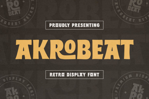 Akrobeat: Elevating Creative Projects with Bold Typography