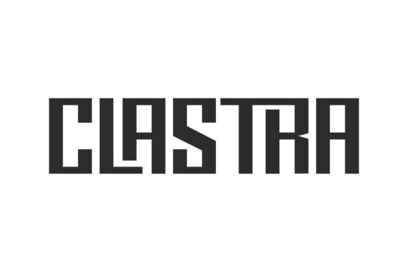 Clastra: The Robotic Font for Modern Projects