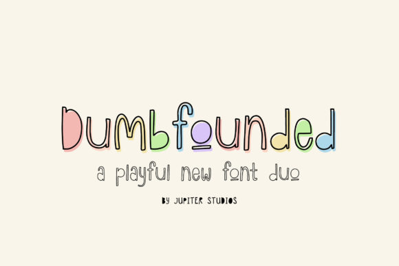 Dumbfounded Duo: A Playful Display Font for Creative Projects