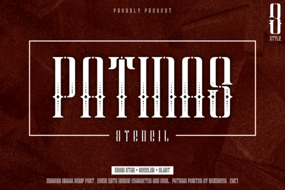 Evaluating Patinas: A Versatile Western Display Font for Creative Projects