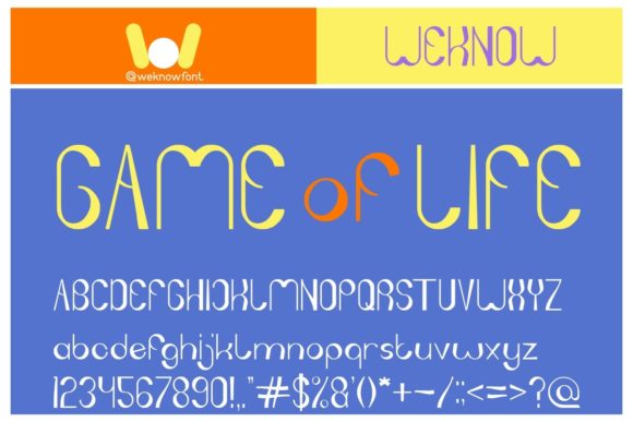 Game of Life: A Bold Typographic Choice for Modern Design
