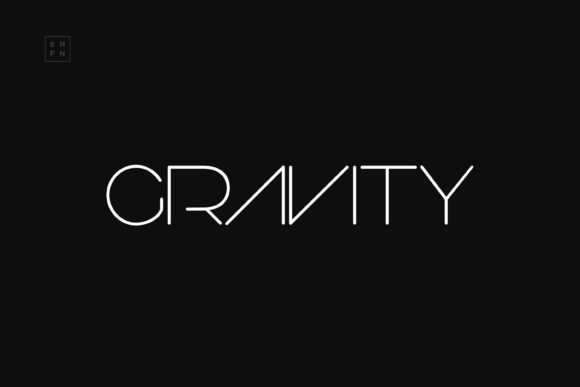 Gravity: The Minimalist Display Font That Elevates Your Design