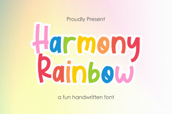 Harmony Rainbow: Elevating Your Brand Identity with Handwritten Charm