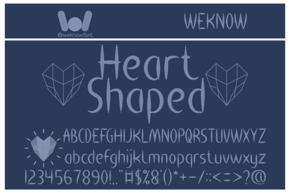 Heart Shaped: A Versatile Display Font for Modern Design