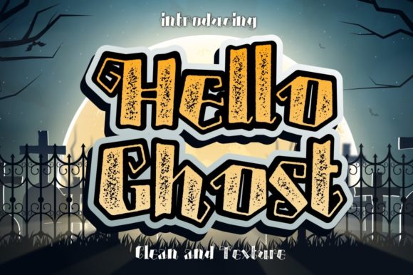 Hello Ghost: Elevate Designs with Spooky, Textured Typography