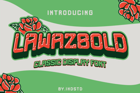 Lawazbold: Elevating Visual Identity Through Classic, Textured Typography