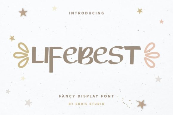 Lifebest: Elevating Visual Communication with a Cool and Casual Display Font