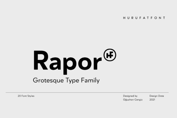 Rapor: The Modern Display Font That Elevates Design