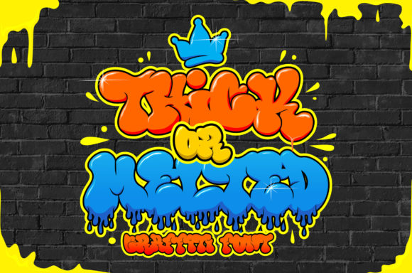 Thick or Melted: A Deep Dive into the Graffiti Display Font