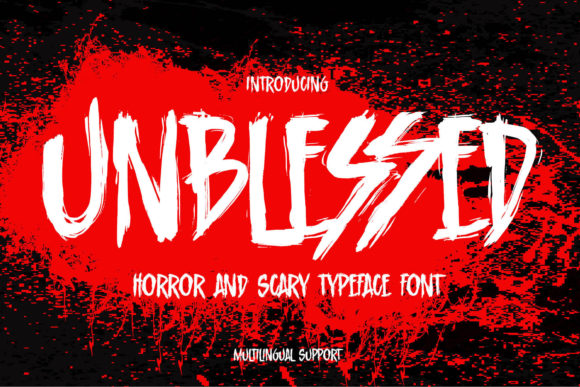 Unblessed: The Dark Display Font for High-Impact Visual Design