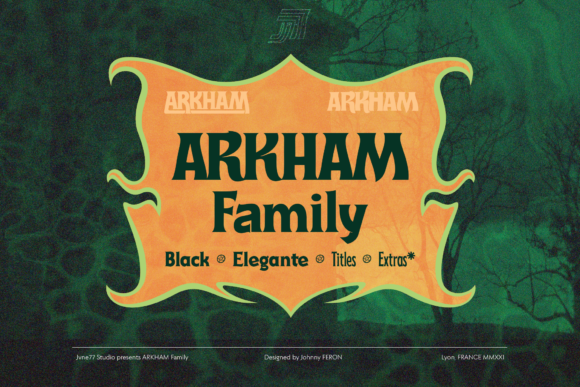 Unlocking the Potential of Arkham: A Deep Dive into Bold Typography Design