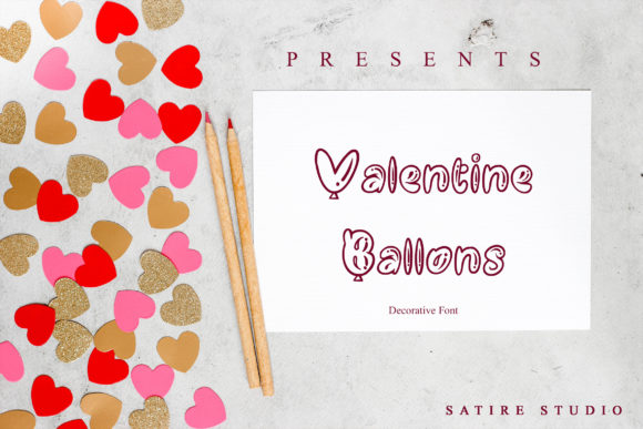 Valentine Ballons: The Bubbly Display Font for Playful Branding